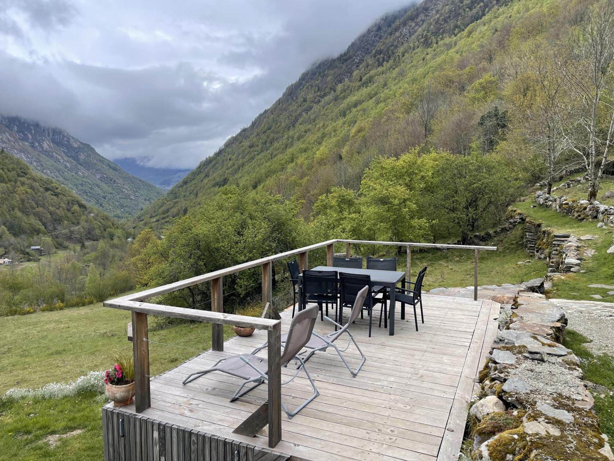 Villa Grange rénovée, Pyrénées Ariégeoises à Auzat Extérieur photo